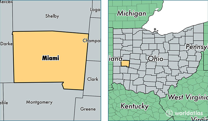 miami-county-ohio map
